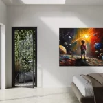 Space Children CANVAS Wall Art