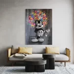 MICKEY MOUSESPRAY Paint Walt Disney Canvas Wall ART